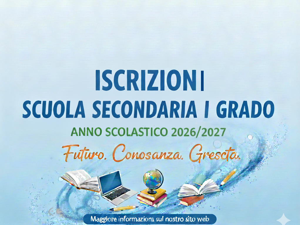 Iscrizioni Scuola Secondaria I grado anno scolastico 2026-27